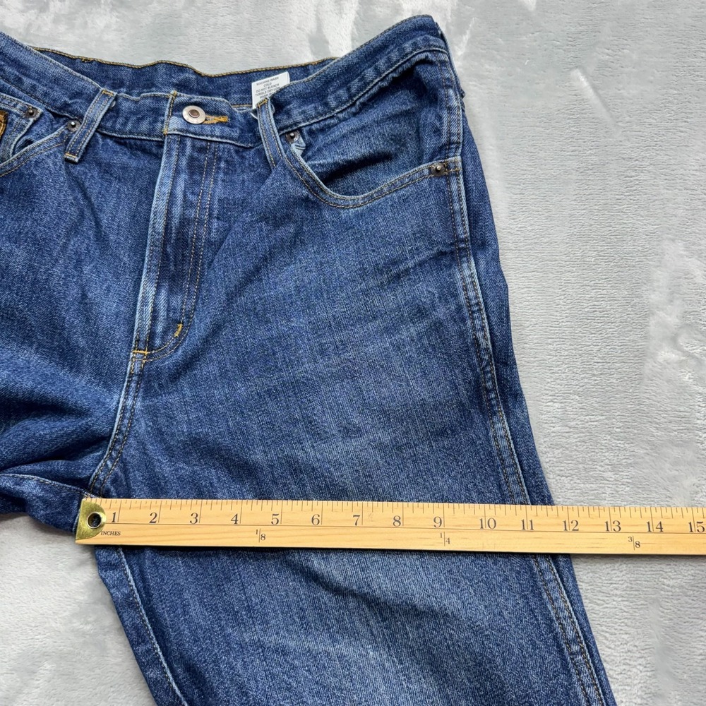 Cinch Jeans Men's 33x32 Blue Denim Medium Dark Wash Relaxed Fit Boot Cut Western - Picture 13 of 16